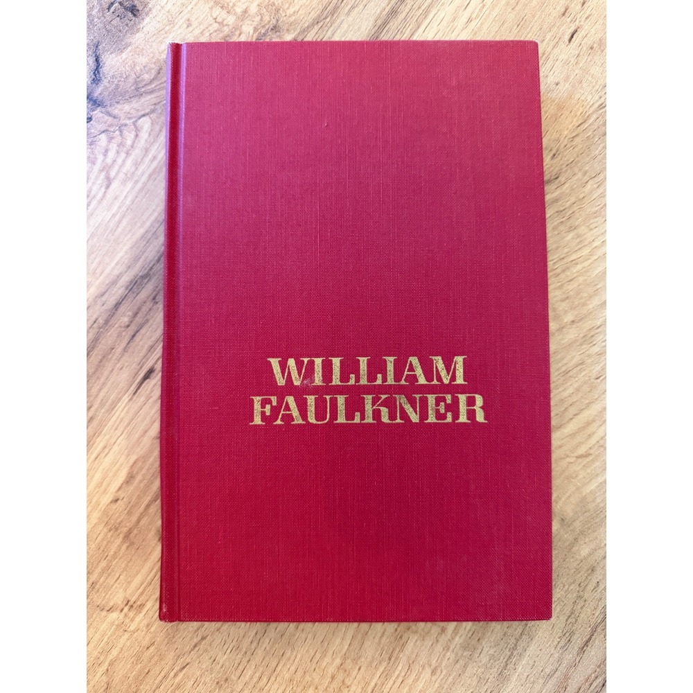 William Faulkner As I Lay Dying Vintage Hardcover Random House Red Cloth Gold